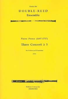 3 concerti à 5 for 3 oboes and