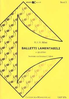 Balletti lamentabili à quattro in C für