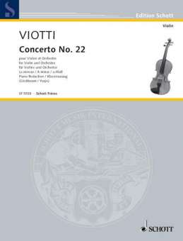 Konzert Nr. 22 a-Moll für Violine und Orchester