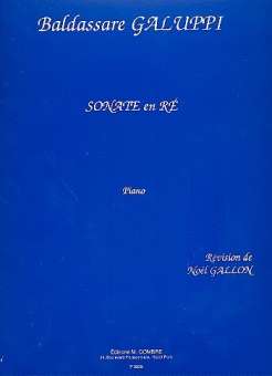 Sonate ré majeur op.5 pour piano
