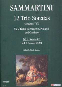 12 Trio Sonatas vol.1 (no.1-6)
