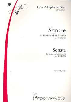 Sonate op.17 für Klavier und Violoncello