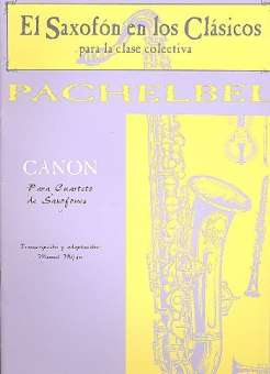 Canon para 4 saxofones (AAAB)