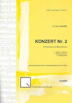 Konzert Nr.2 für Klarinette und Blasorchester :