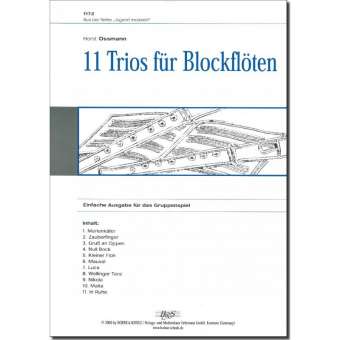 11 Trios für Blockflöten
