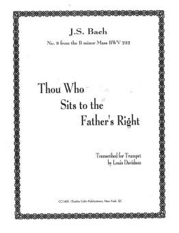 Thou Who sits to the Father's Right