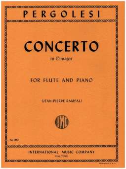 CONCERTO D MAJOR : FOR FLUTE AND