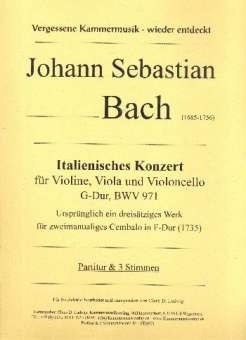 Italienisches Konzert G-Dur BWV971