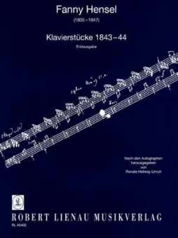 Klavierstücke 1843-44