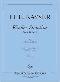 Kinder-Sonatine op.58,2 für Violine