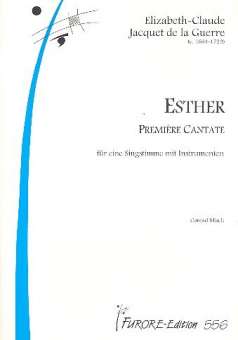 Esther première cantate für eine