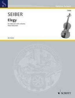 Elegy : for solo viola and small orchestra