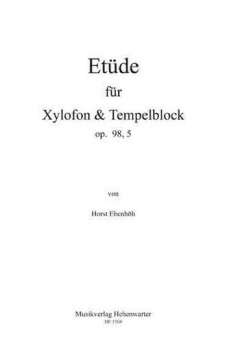 Ebenhöh, Horst Etüde für Xylophon und Tempelblock Op.98, 5