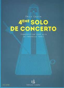 Solo no.4 du concert pour violon et orchestre