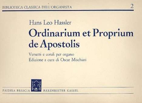 Ordinarium et proprium de Apostolis